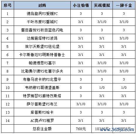  投注计策